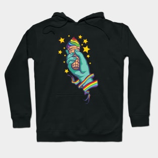 Statue of Liberty Ice Cream Cone Pride Hoodie